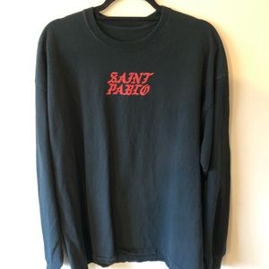 Kanye West Saint Pablo Tour Long Sleeve Shirt